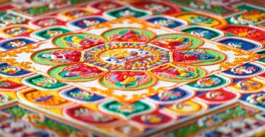 Mandala dipinto, la pazienza contro rabbia e disperazione