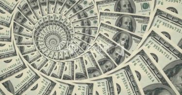 Spirale di soldi, zen con il rapporto tra spiritualità e denaro